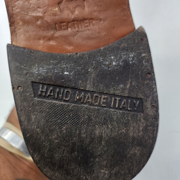 Adolfo Oxford Lace Up Shoes Men's Size 9.5M Brown - Picture 7 of 16